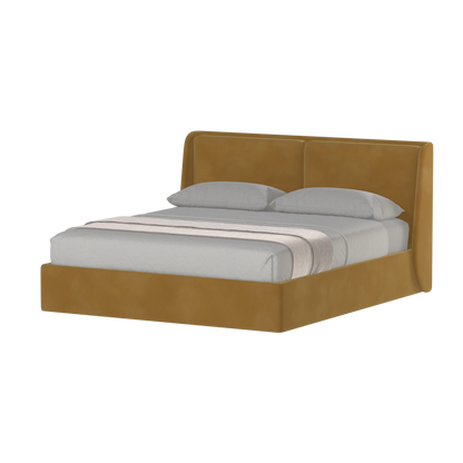 Ruby Upholstered Double Bed in Premium Fabric