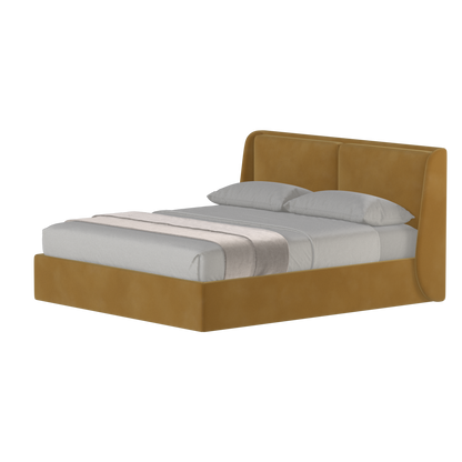 Ruby Upholstered Double Bed in Premium Fabric