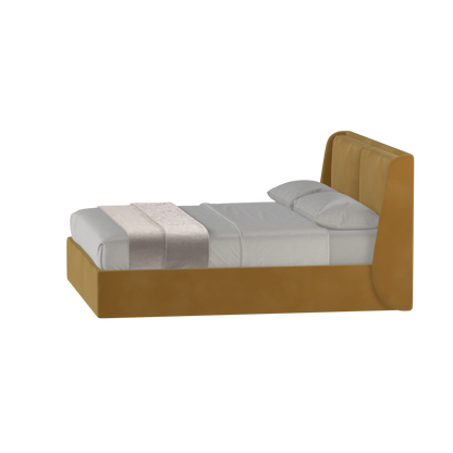 Ruby Upholstered Double Bed in Premium Fabric