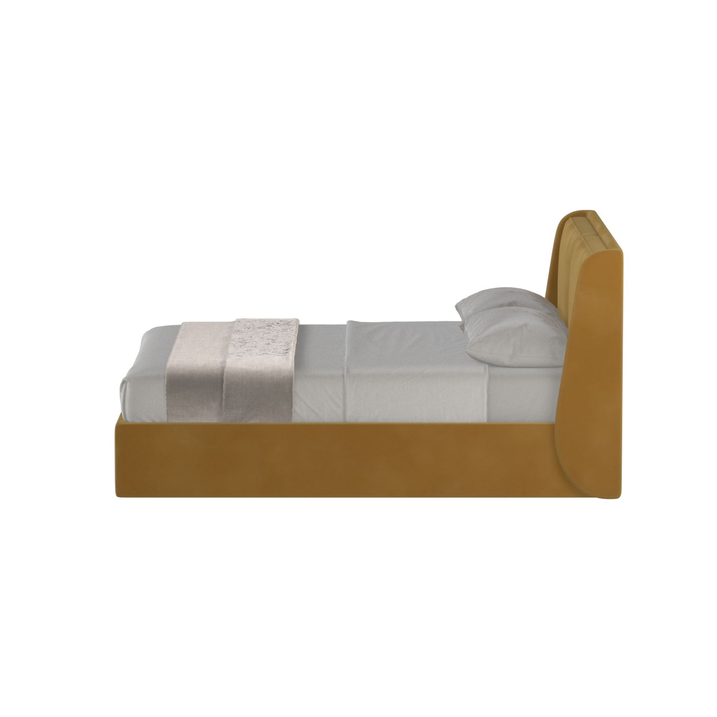 Ruby Upholstered Double Bed in Premium Fabric
