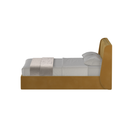 Ruby Upholstered Double Bed in Premium Fabric