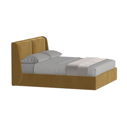 Ruby Upholstered Double Bed in Premium Fabric