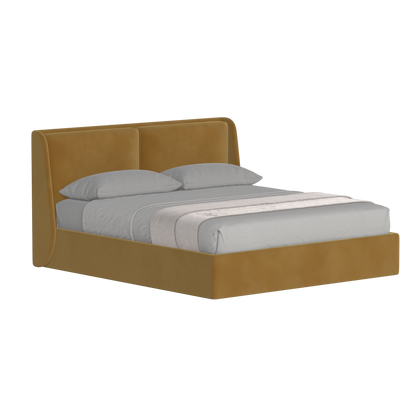 Ruby Upholstered Double Bed in Premium Fabric