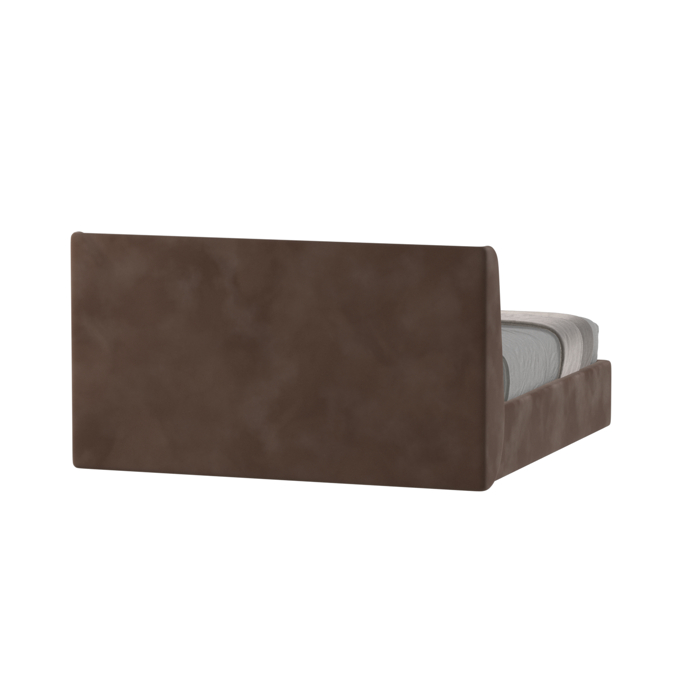 Lit double rembourré Ruby en tissu haut de gamme 