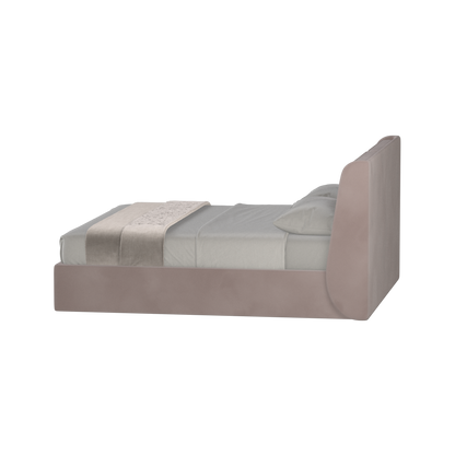 Bett mit weichem Kopfteil Ruby
