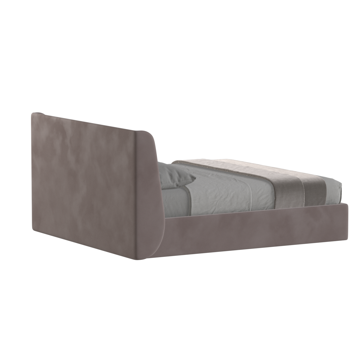 Bett mit weichem Kopfteil Ruby