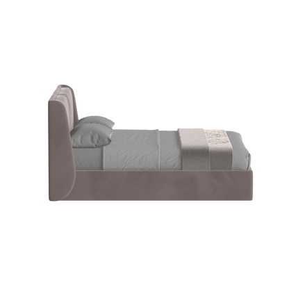 Bett mit weichem Kopfteil Ruby