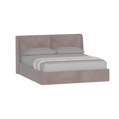 Bett mit weichem Kopfteil Ruby