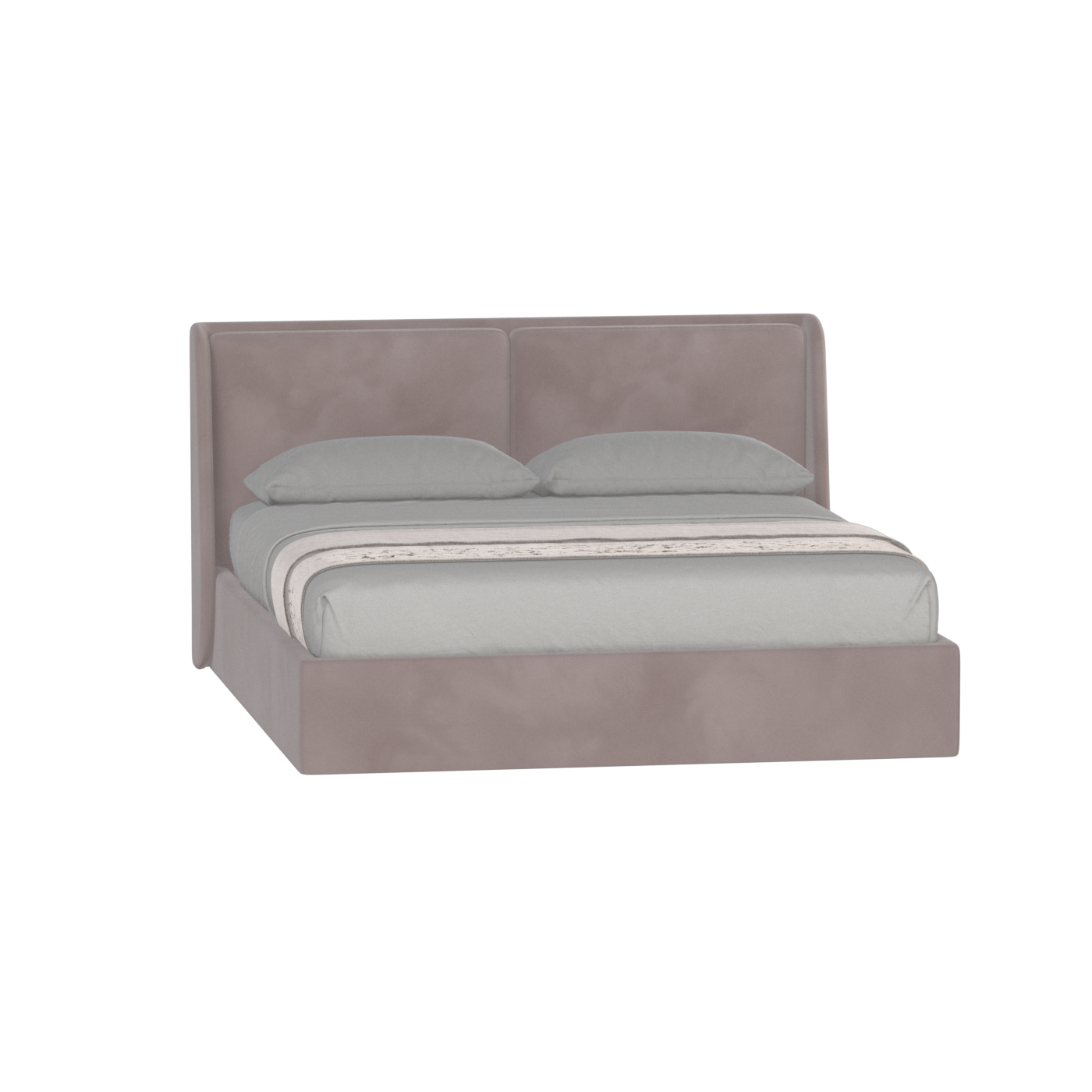 Bett mit weichem Kopfteil Ruby