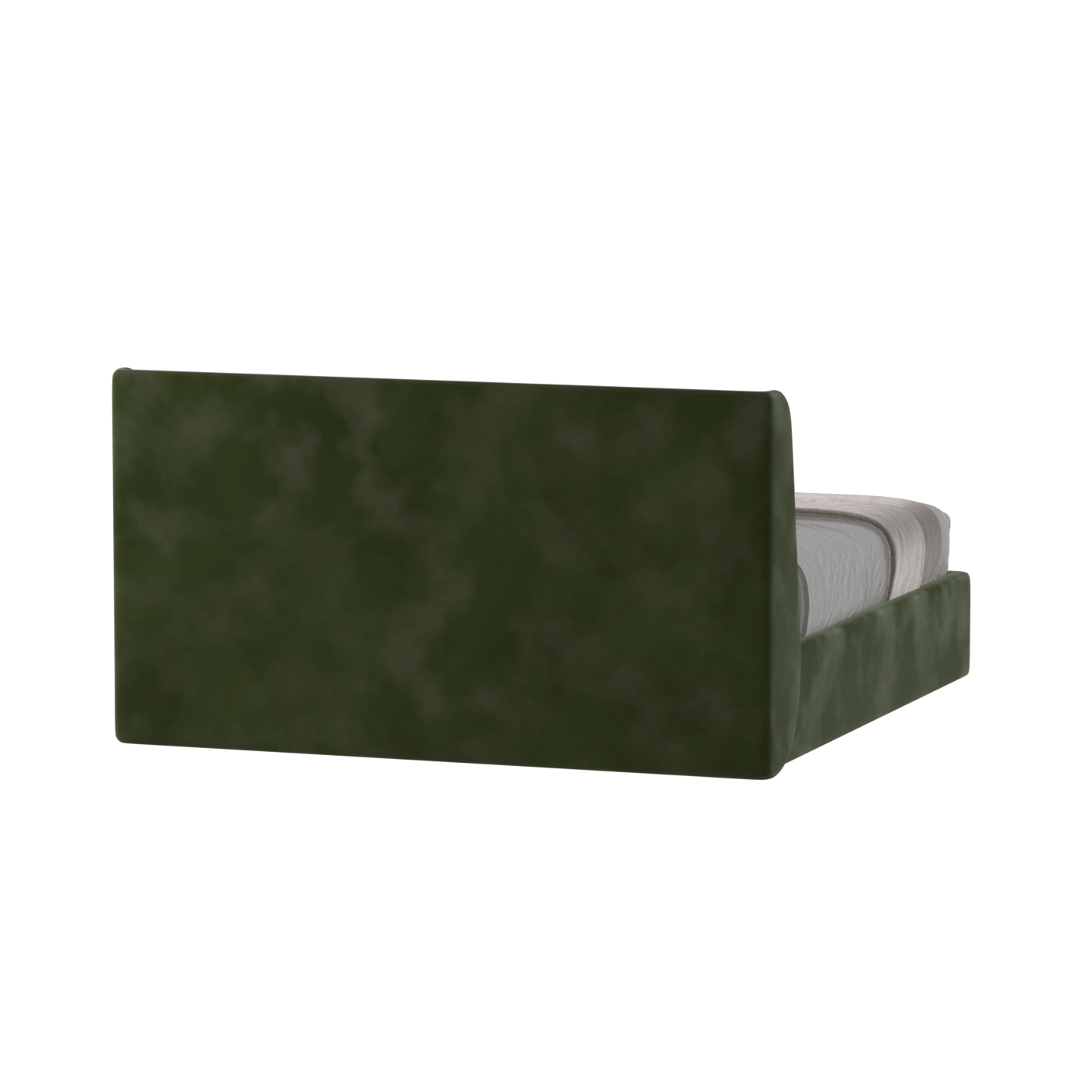 Lit double rembourré Ruby en tissu haut de gamme 