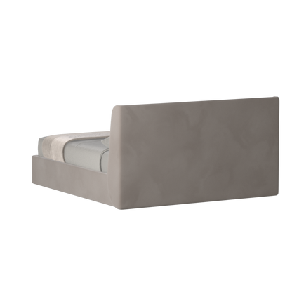 Lit double rembourré Ruby en tissu haut de gamme 