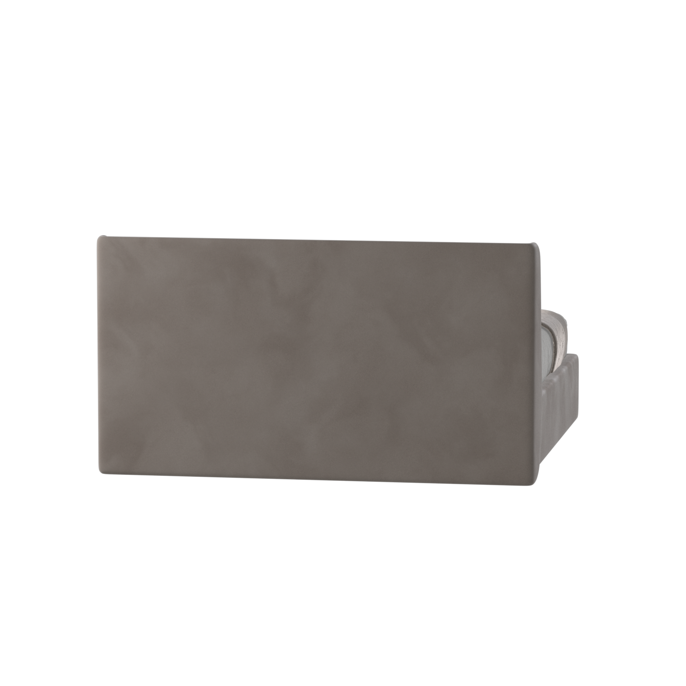 Lit double rembourré Ruby en tissu haut de gamme 