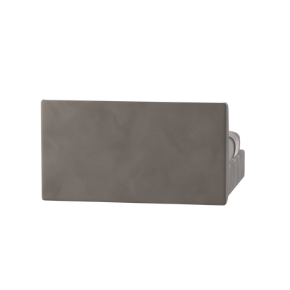 Lit double rembourré Ruby en tissu haut de gamme 