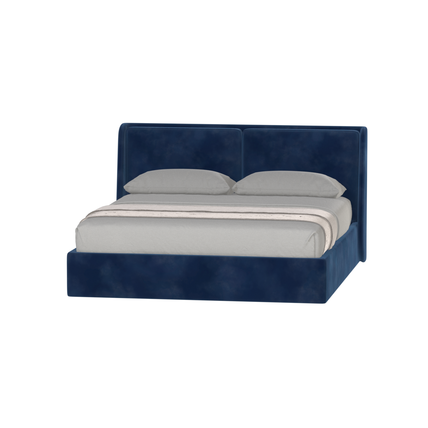 Bett mit weichem Kopfteil Ruby