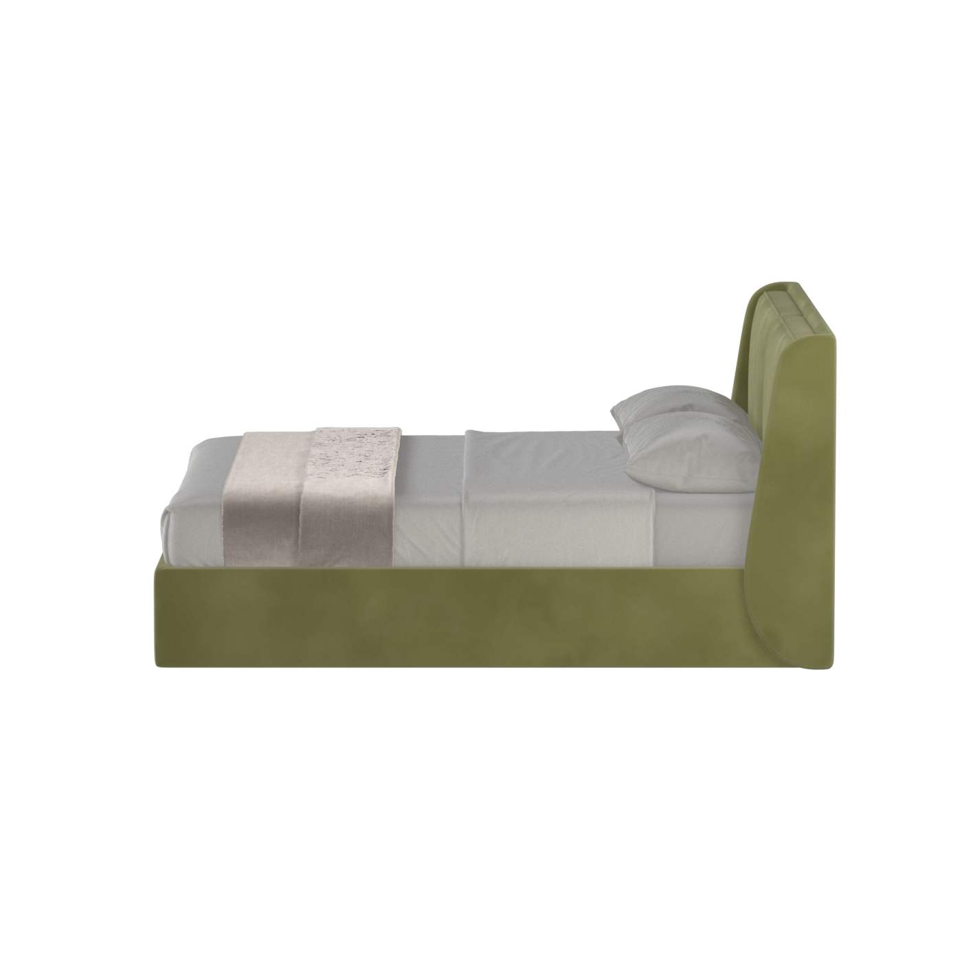 Ruby Upholstered Double Bed in Premium Fabric