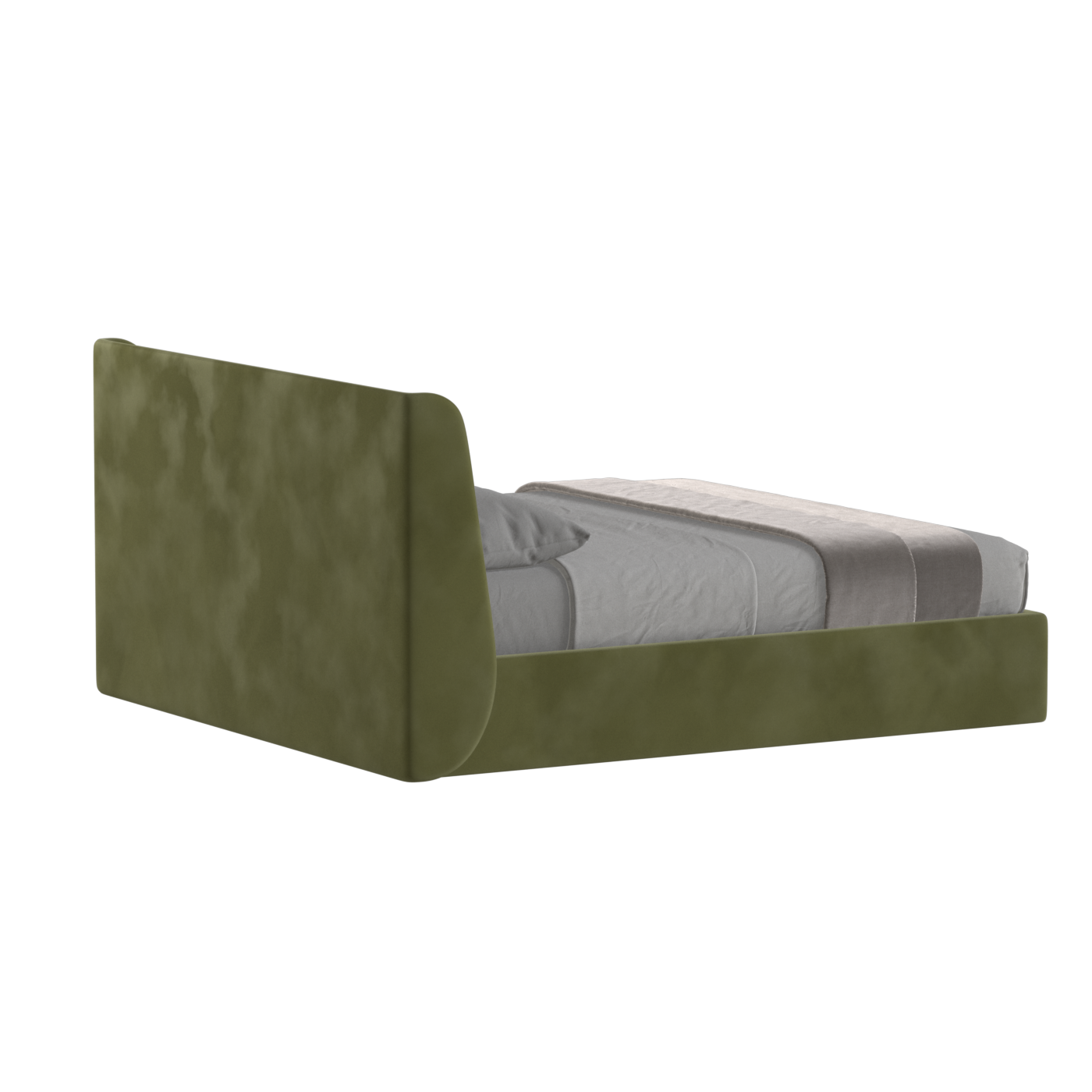 Ruby Upholstered Double Bed in Premium Fabric