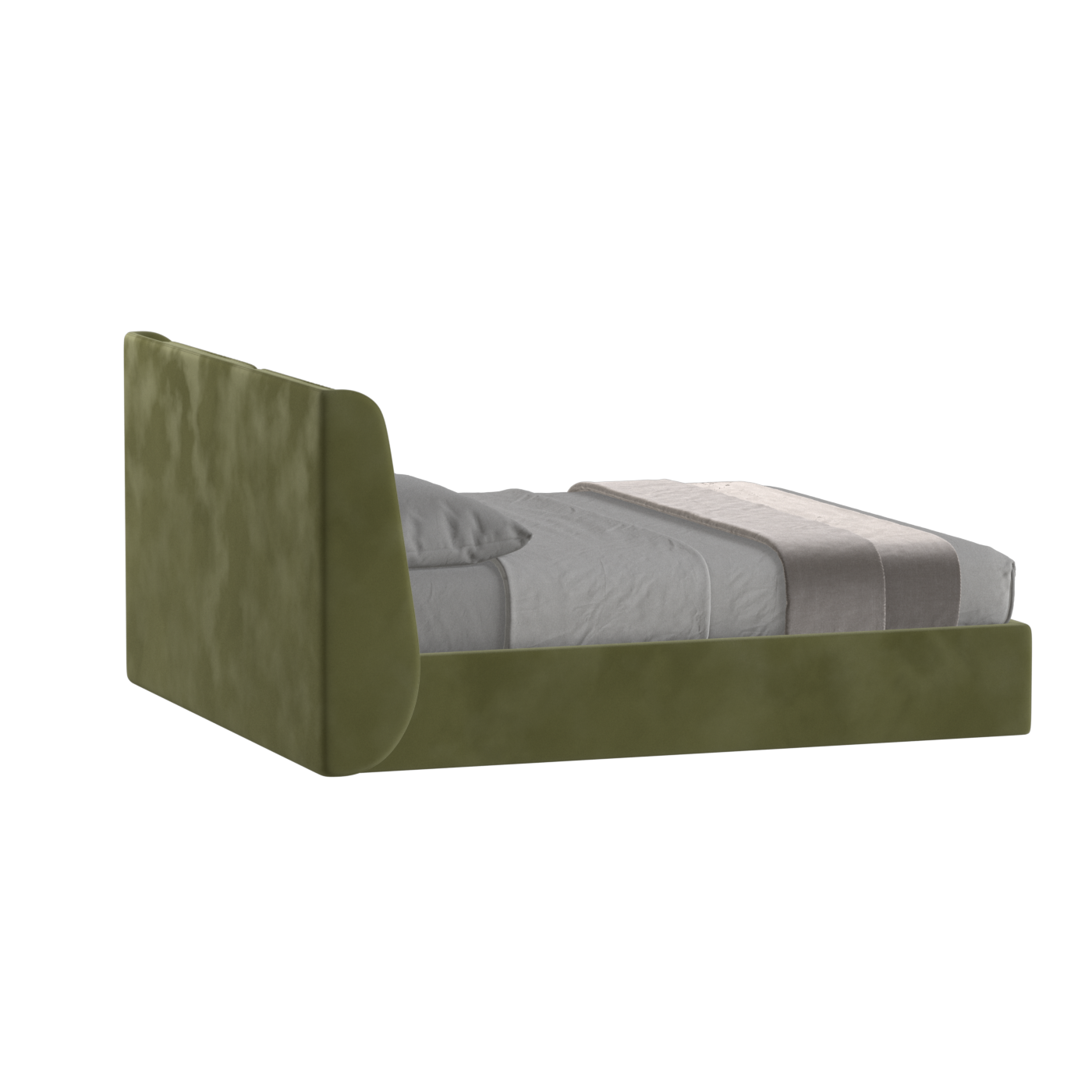 Ruby Upholstered Double Bed in Premium Fabric