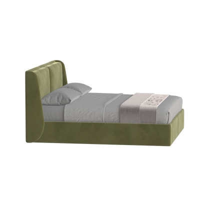 Ruby Upholstered Double Bed in Premium Fabric