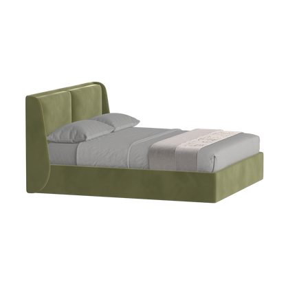Ruby Upholstered Double Bed in Premium Fabric