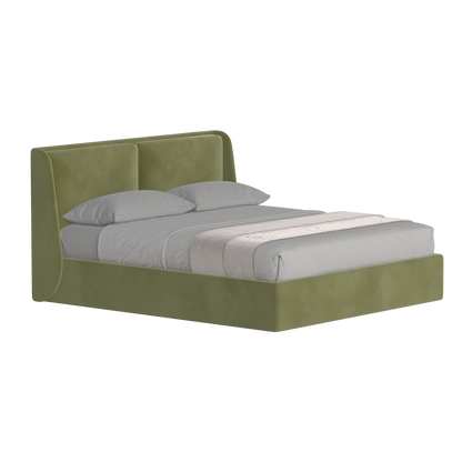 Ruby Upholstered Double Bed in Premium Fabric