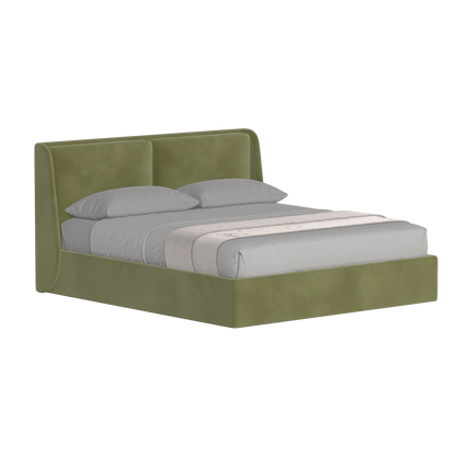 Ruby Upholstered Double Bed in Premium Fabric