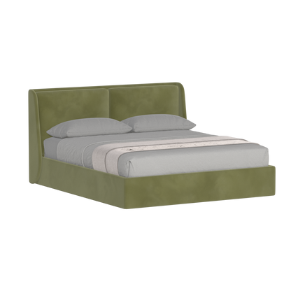 Ruby Upholstered Double Bed in Premium Fabric