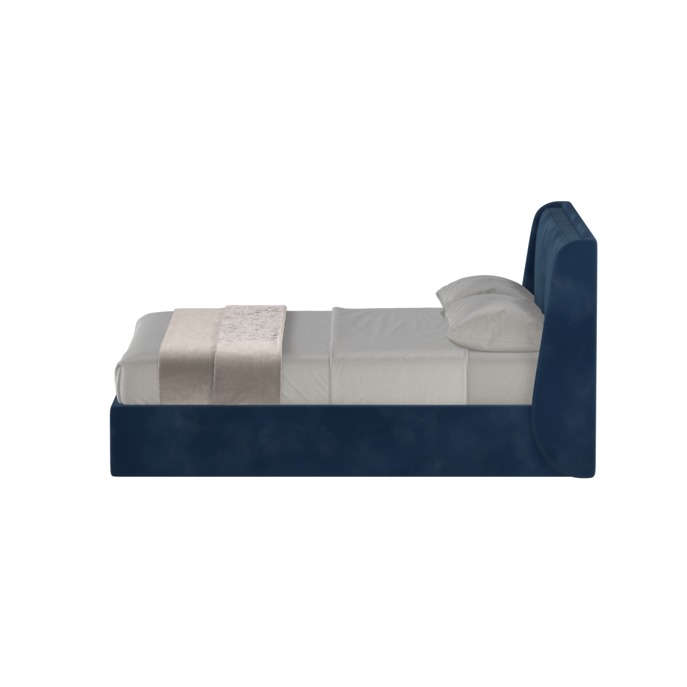 Ruby Upholstered Double Bed in Premium Fabric