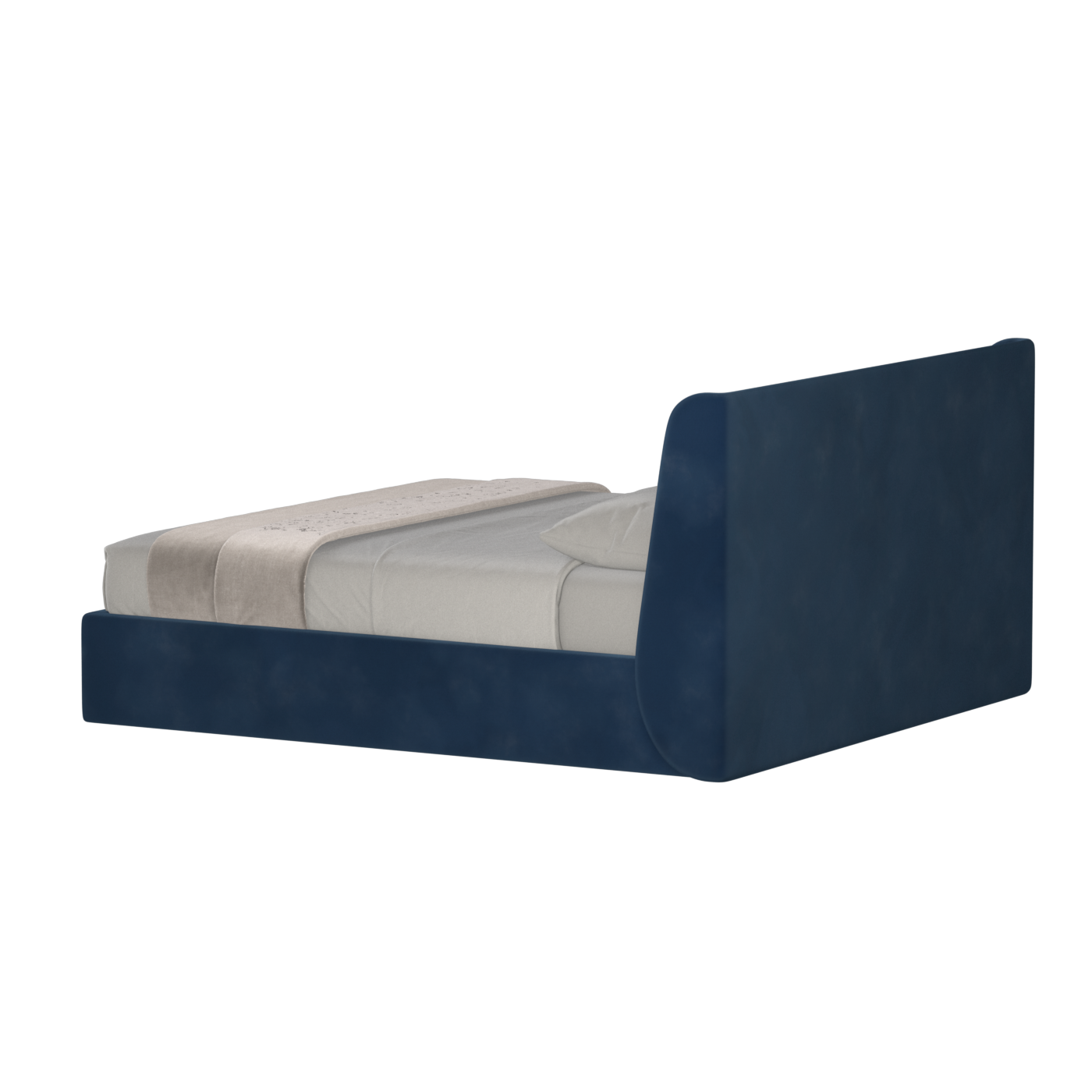 Ruby Upholstered Double Bed in Premium Fabric