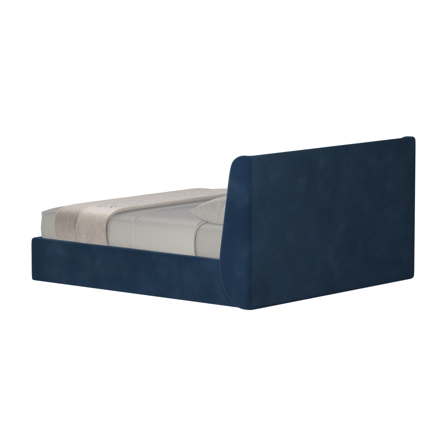 Ruby Upholstered Double Bed in Premium Fabric