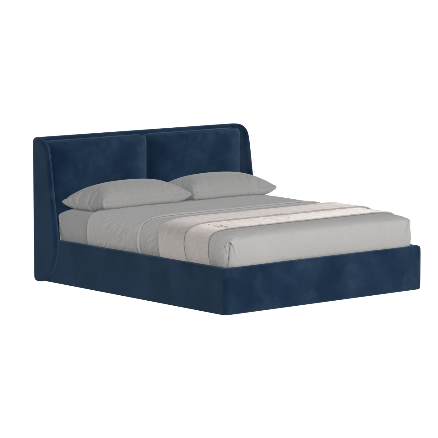 Ruby Upholstered Double Bed in Premium Fabric