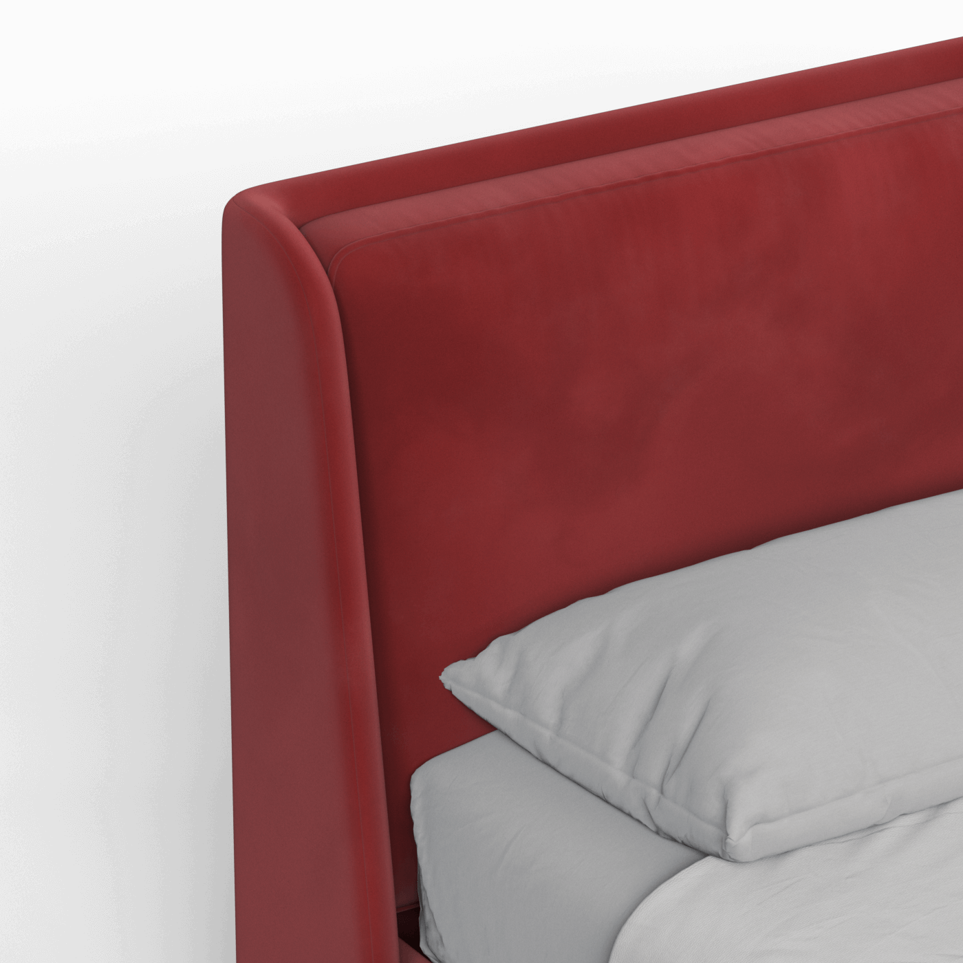 Ruby soft headboard bed