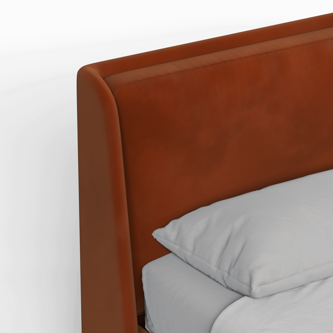 Ruby soft headboard bed