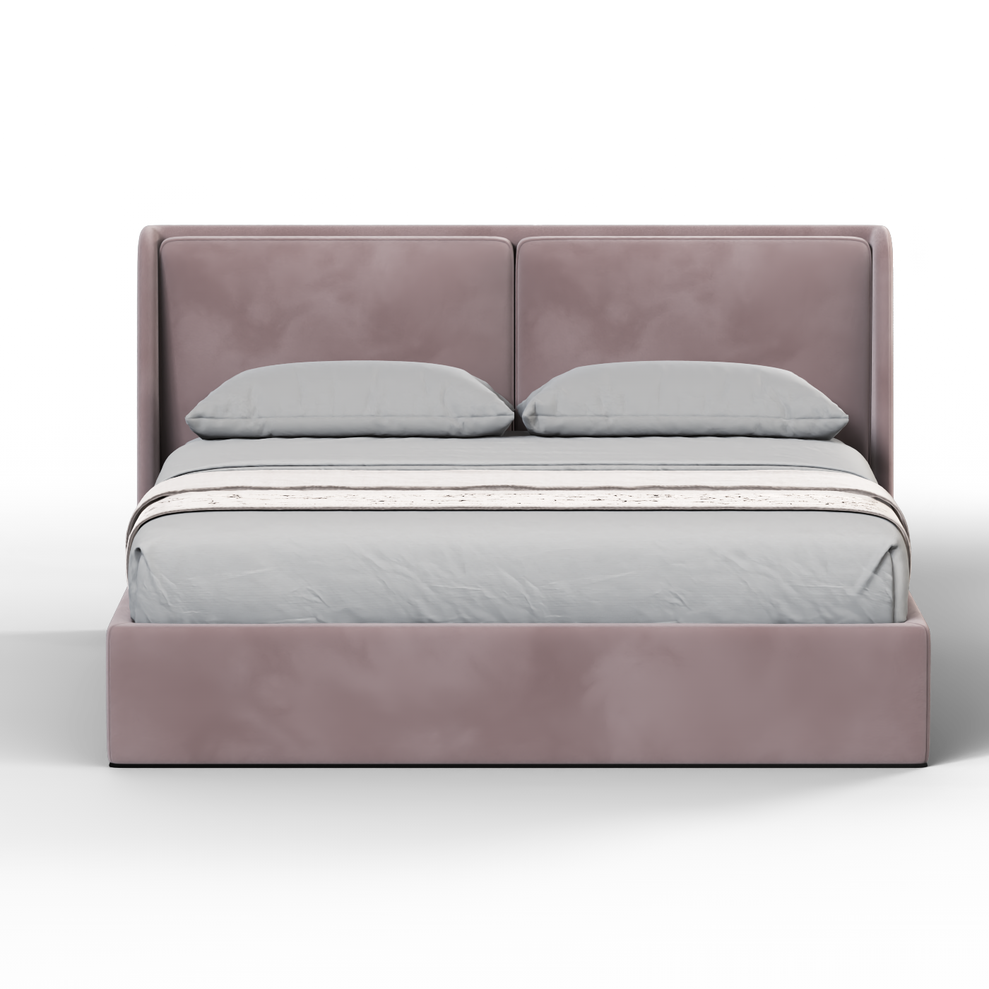 Bett mit weichem Kopfteil Ruby