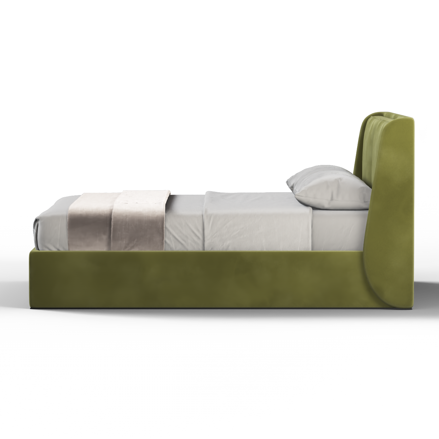 Ruby Upholstered Double Bed in Premium Fabric