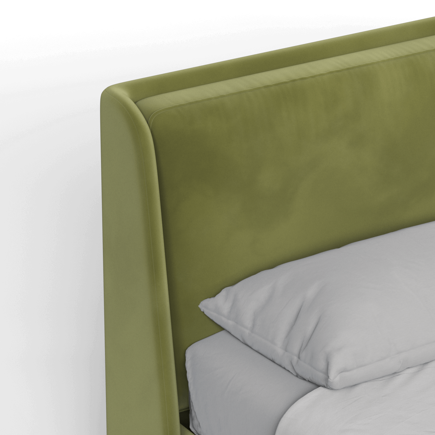 Ruby Upholstered Double Bed in Premium Fabric
