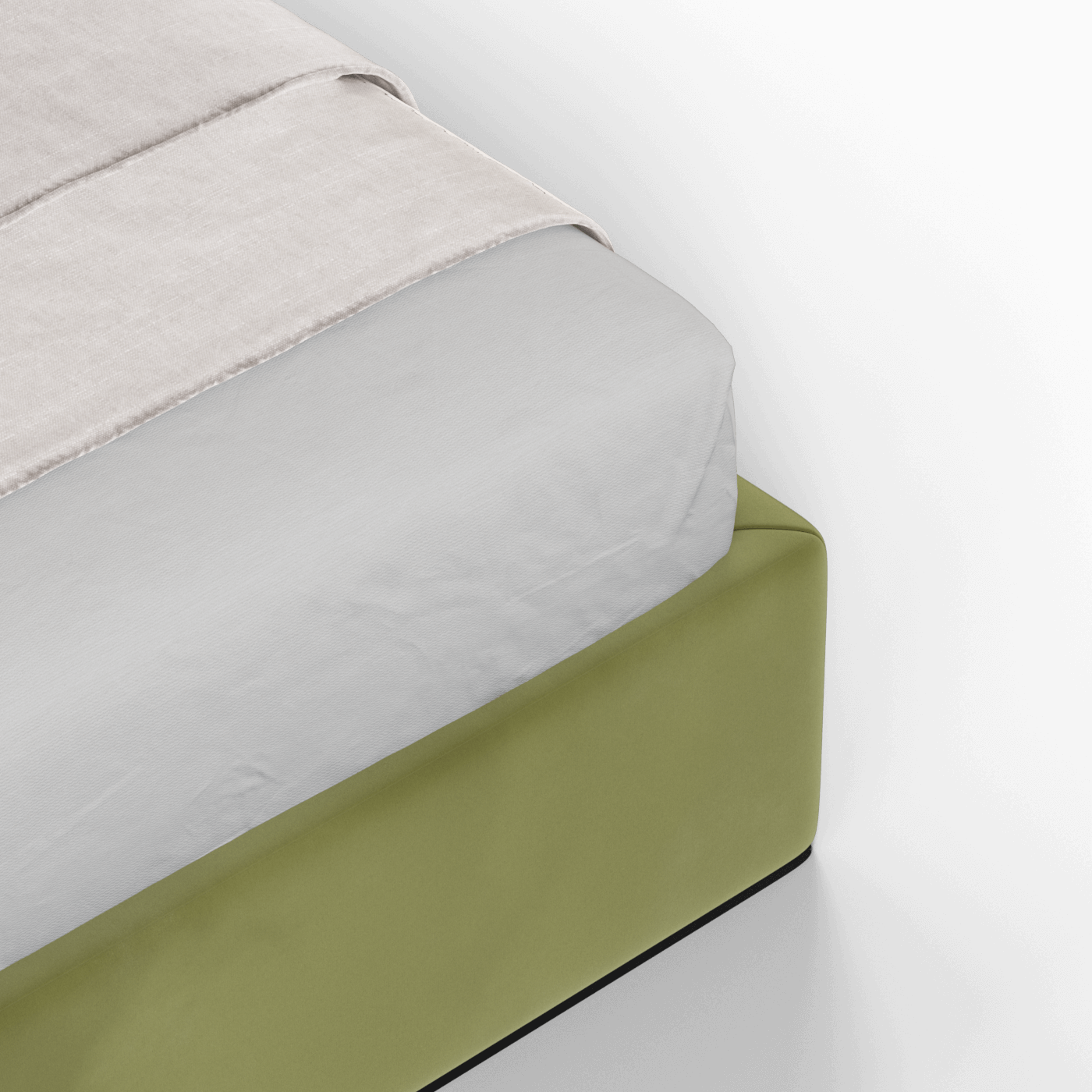 Ruby Upholstered Double Bed in Premium Fabric