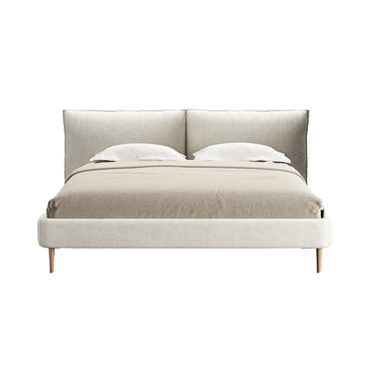 Somfy Bed with Cushioned Headboard