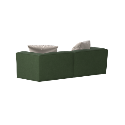 Savile Sofa — Compact Form with Wide Straight Armrests