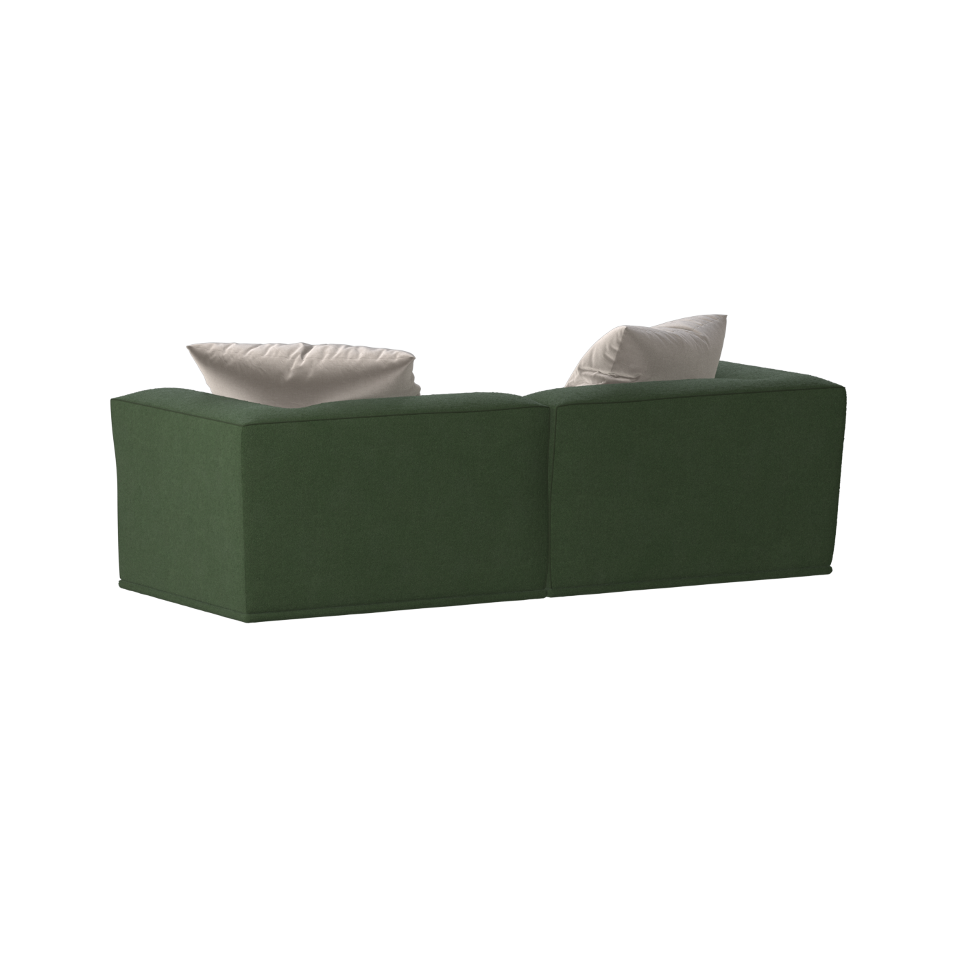 Savile Sofa — Compact Form with Wide Straight Armrests