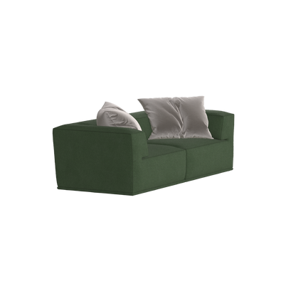 Savile Sofa — Compact Form with Wide Straight Armrests