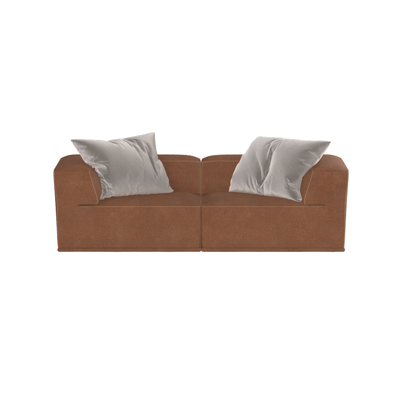 Savile Sofa — Compact Form with Wide Straight Armrests