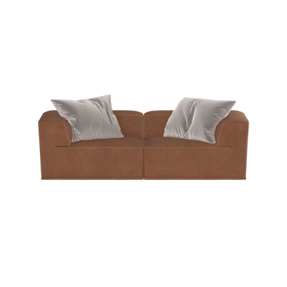 Savile Sofa — Compact Form with Wide Straight Armrests