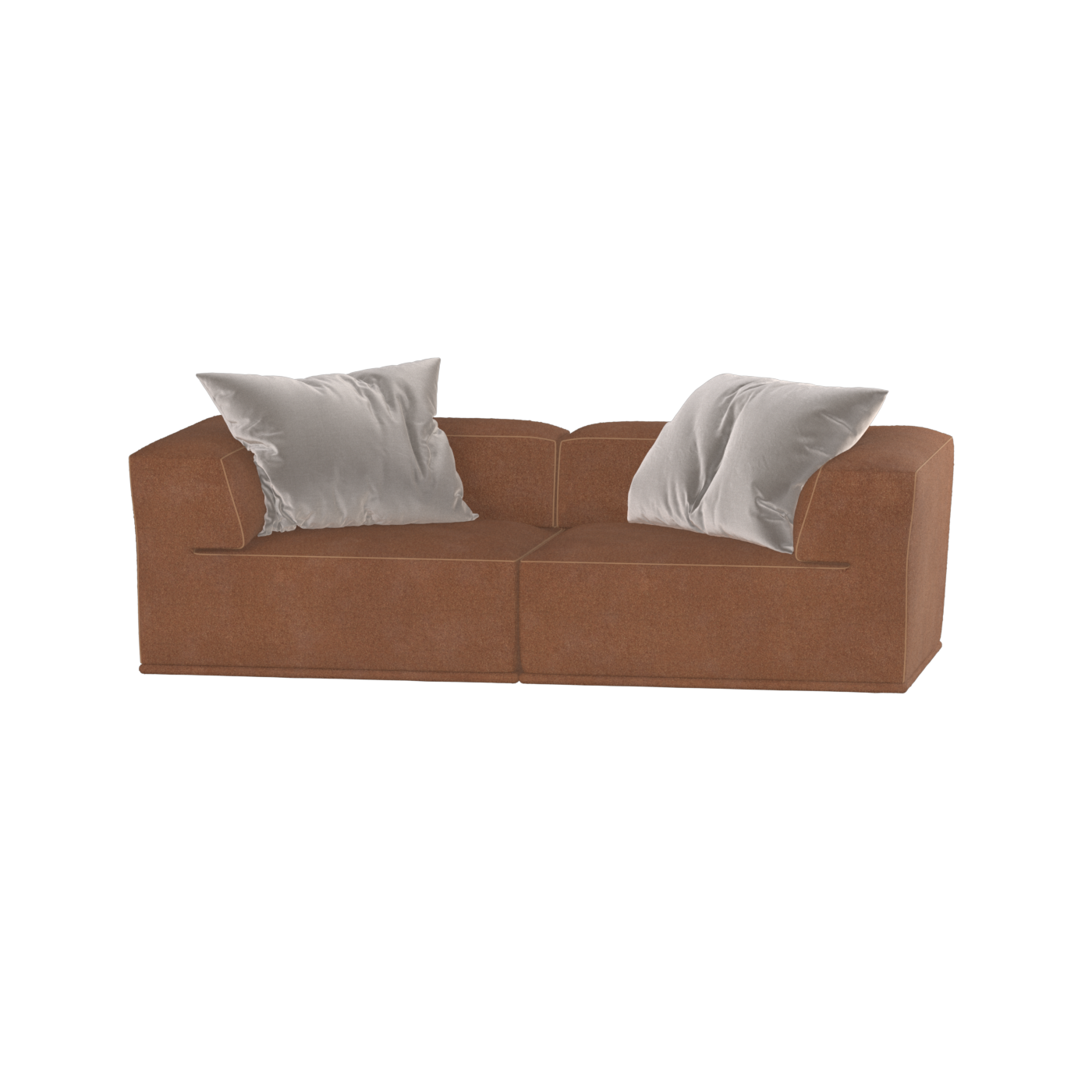 Savile Sofa — Compact Form with Wide Straight Armrests