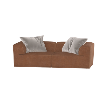 Savile Sofa — Compact Form with Wide Straight Armrests