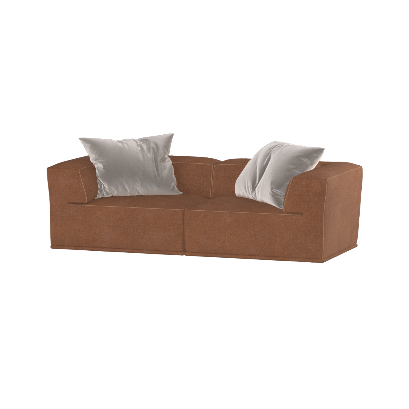 Savile Sofa — Compact Form with Wide Straight Armrests