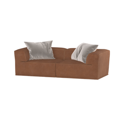 Savile Sofa — Compact Form with Wide Straight Armrests
