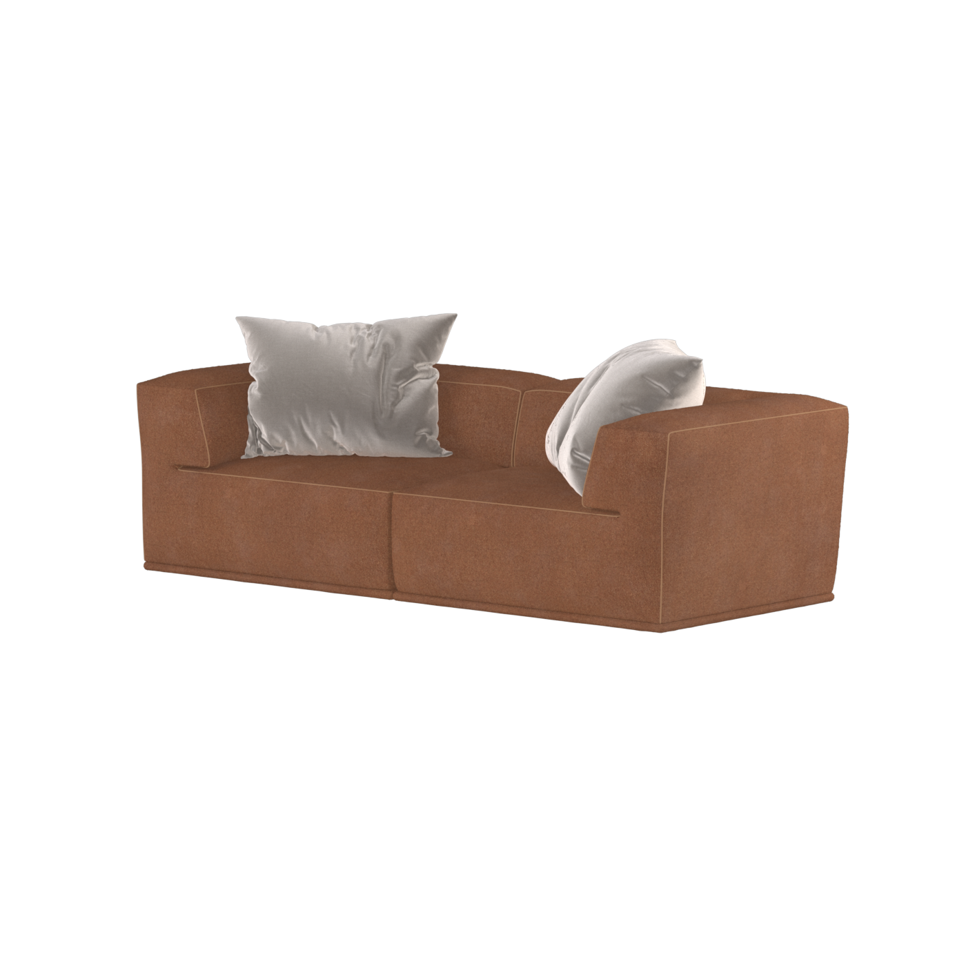 Savile Sofa — Compact Form with Wide Straight Armrests