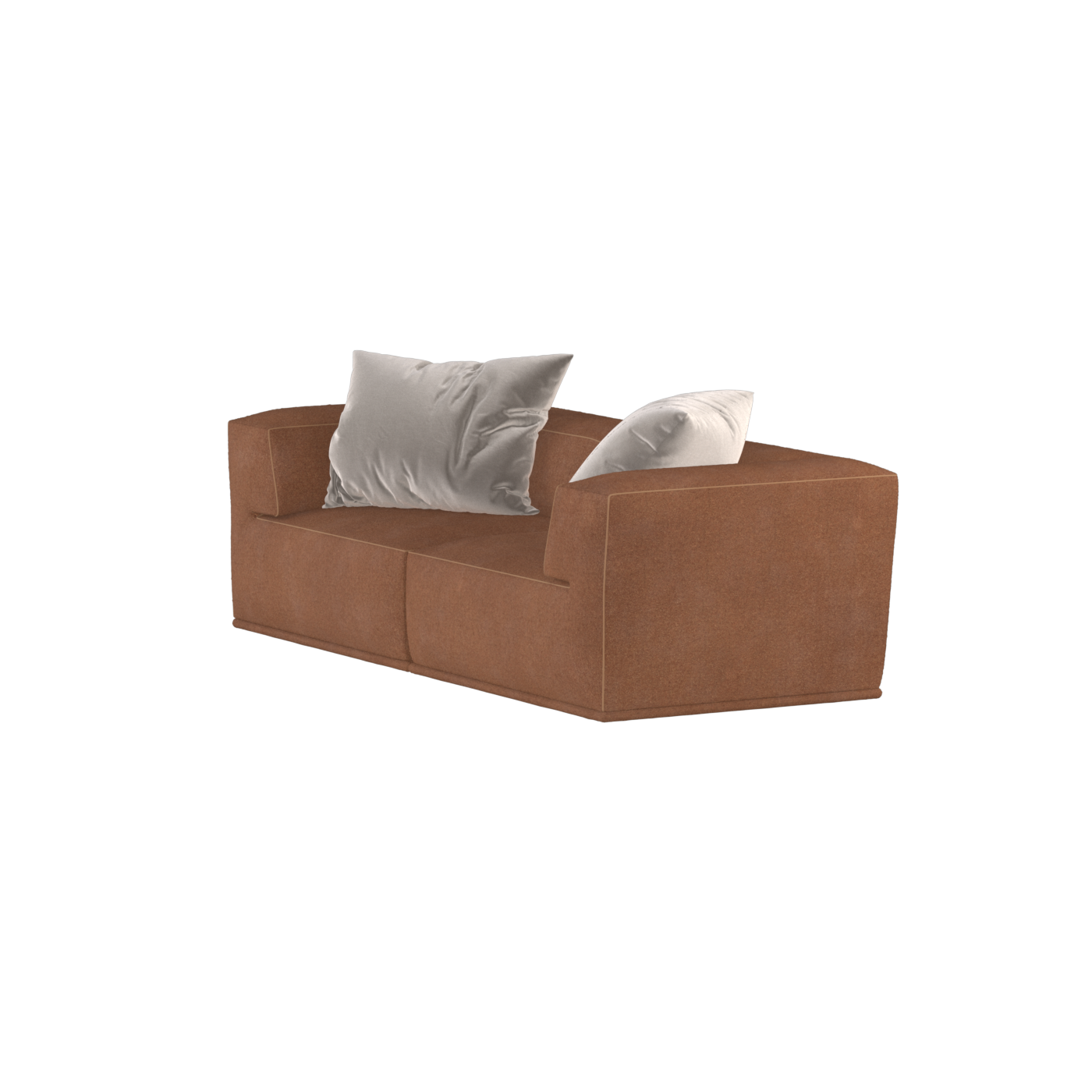 Savile Sofa — Compact Form with Wide Straight Armrests