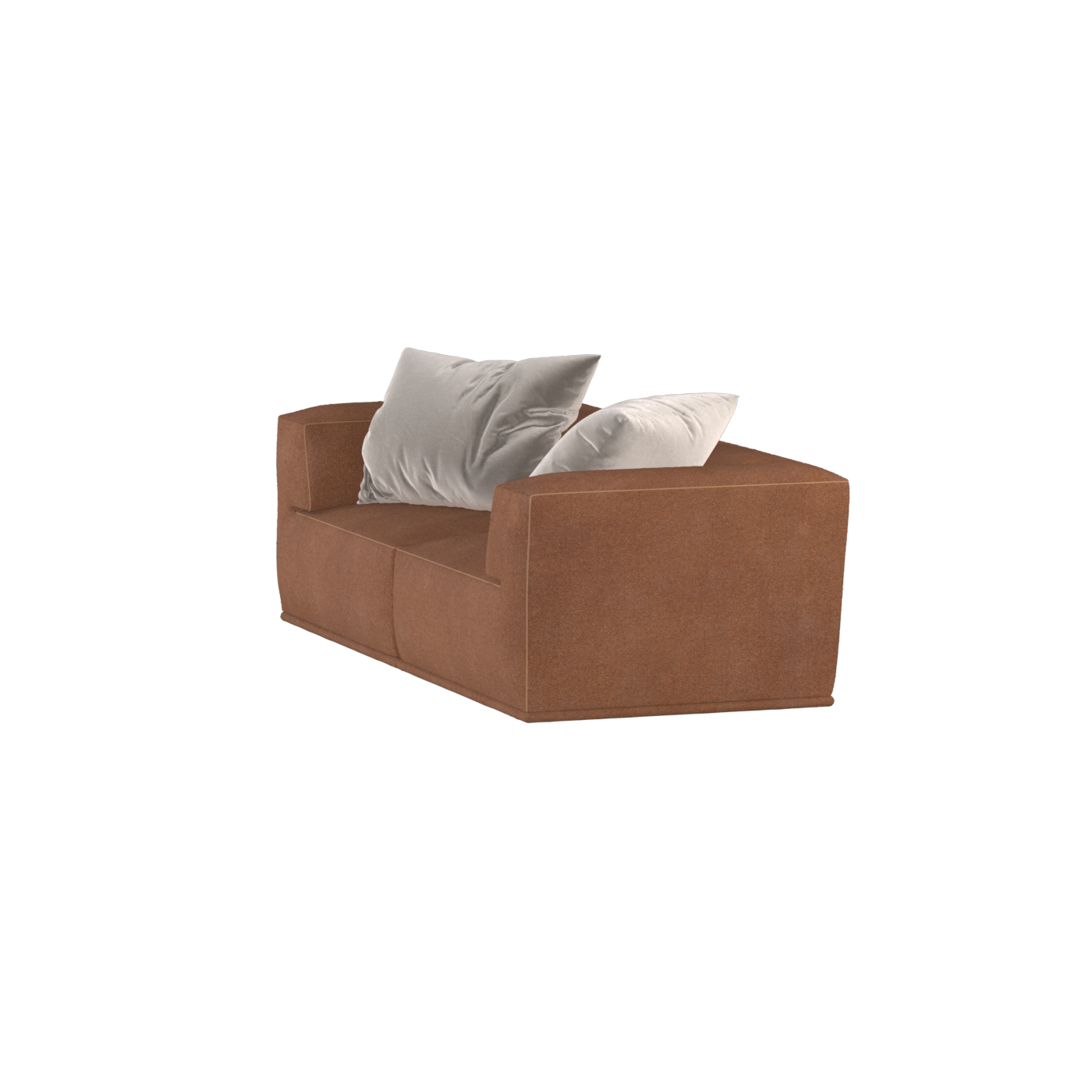 Savile Sofa — Compact Form with Wide Straight Armrests