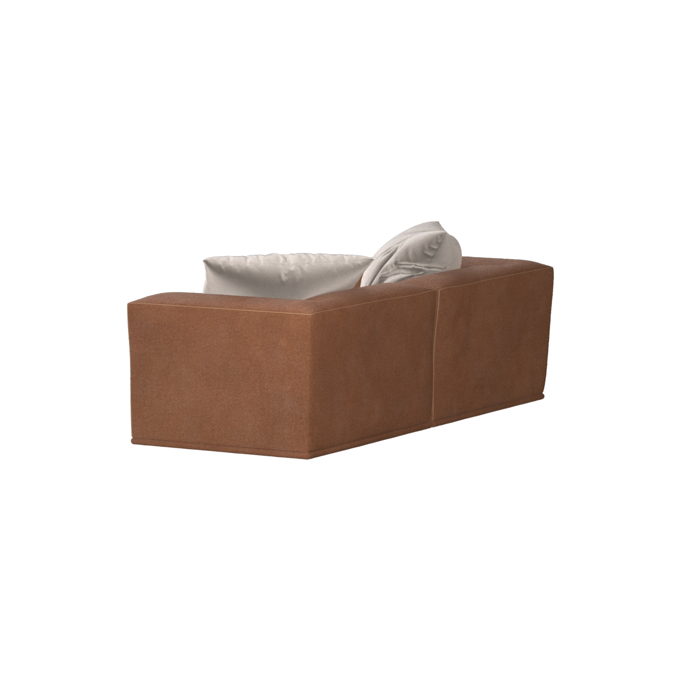 Savile Sofa — Compact Form with Wide Straight Armrests